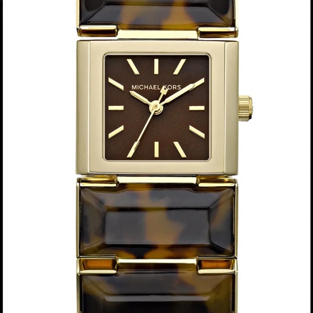 Michael Kors Tortoise Watch - Womens